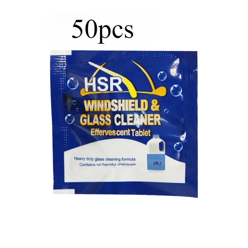 All-Season Windshield Washer Effervescent Tablet (Solid Concentrate) Shellac-Free Formula Techelectronicx