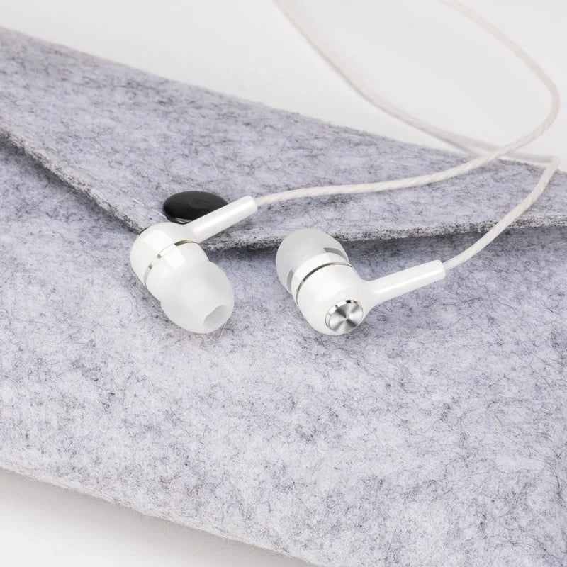 3.5mm Wired Earphone In Ear Headset HIFI Heavy Bass Earbuds Monitor Sports Headset Stereo Music Gaming Headphone with Microphone - TechElect