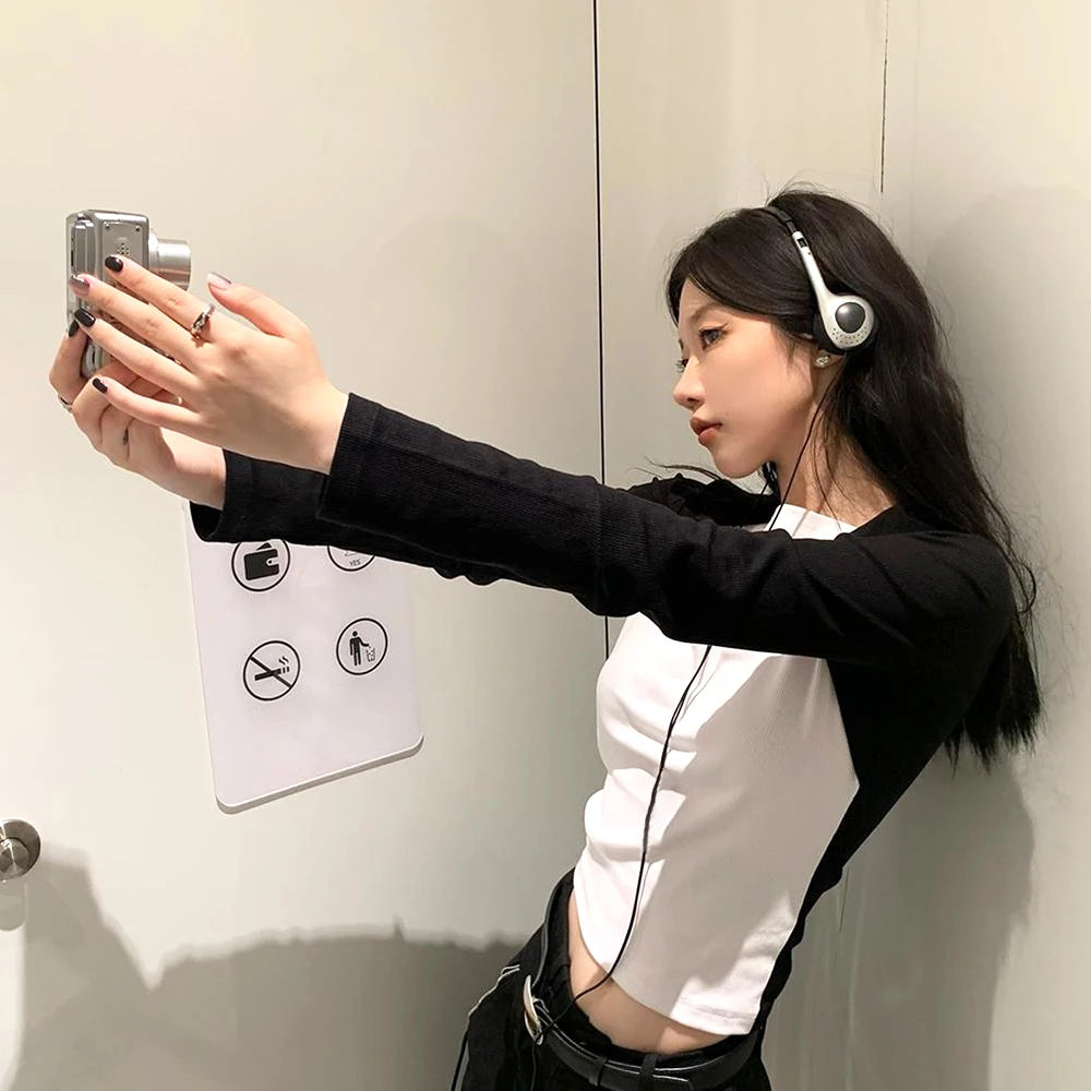 Headphones Personality Retro Headset Black Fashion Style Headset Over Ear Earbud 3.5mm Clear Headset Photo Props Personality - TechElect