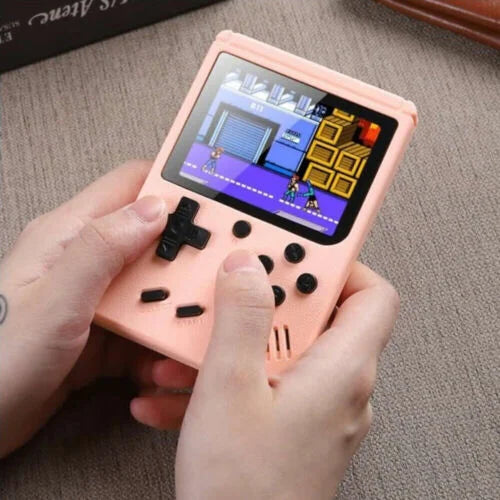 Retro Portable Mini Handheld Video Game Console 8 Bit 3.0 Inch Color LCD Kids Color Game Player Built in 500 Games Techelectronicx