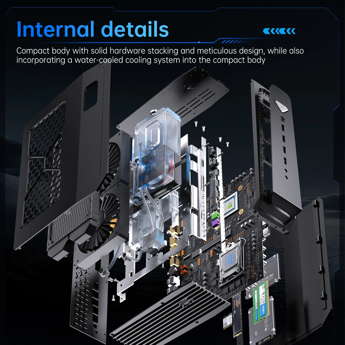 MSECORE SL800 Intel Core I5 I7 I9 RTX4070 12G Liquid Cooling Desktop Gaming Computer Windows 11 MINI PC DDR5 NVMe SSD 8K BT5.3 TechElect