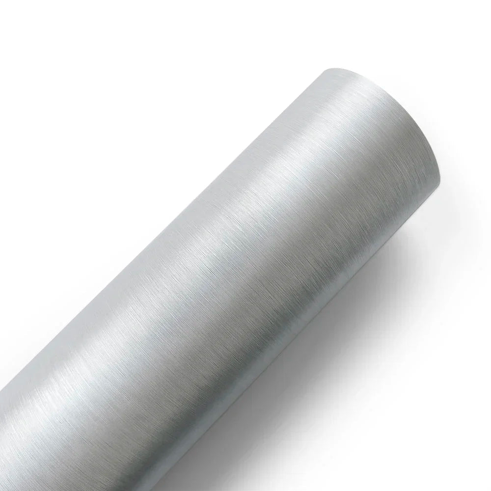 Vinyl Wrap Matt Brushed Aluminum Vinyl Wrap Film Waterproof PVC Foil Vehicle DIY Sticker Air Release Car Styling Car Accessories Techelectronicx