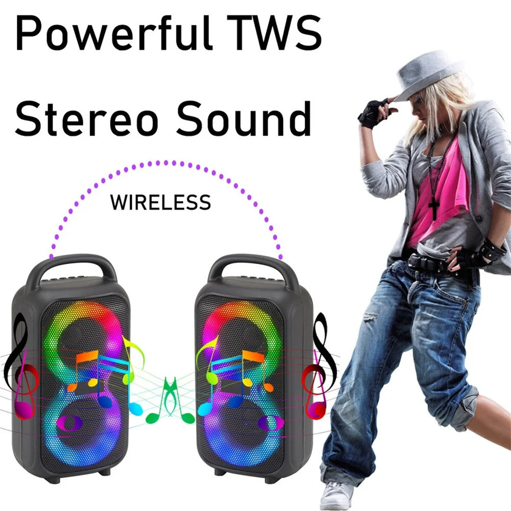 1000W Party Portable Speakers Bluetooth Wireless Boombox Sound Large Speaker Dual 3 inche Subwoofer for Outdoor Dancing Famliy Techelectronicx