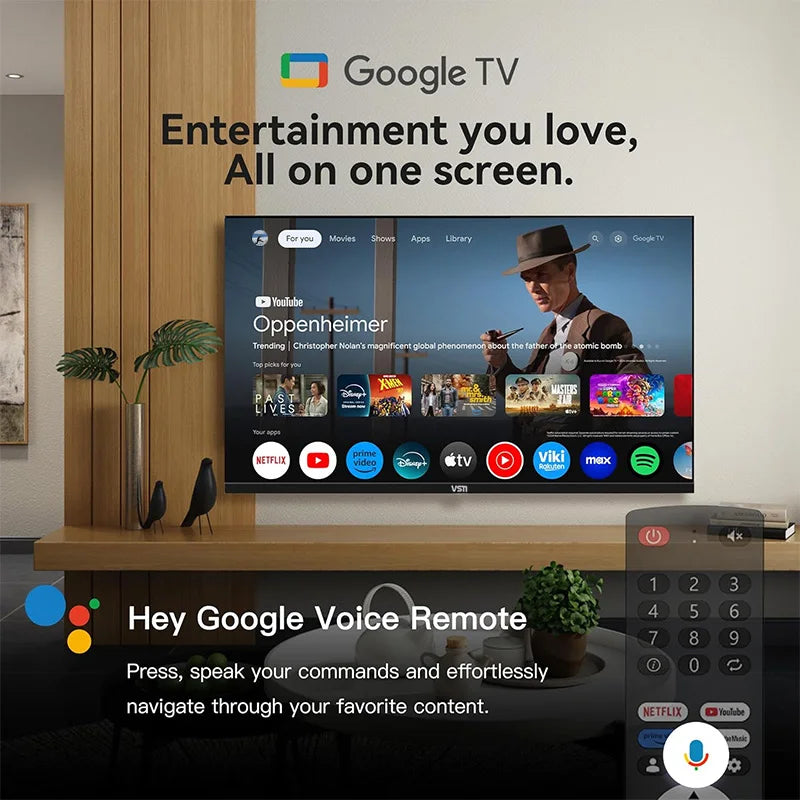 Smart Tv 32 Inches Television 32 40 43 50 65 Inch LED Tv With Google Android WiFi Smart Tv Techelectronicx