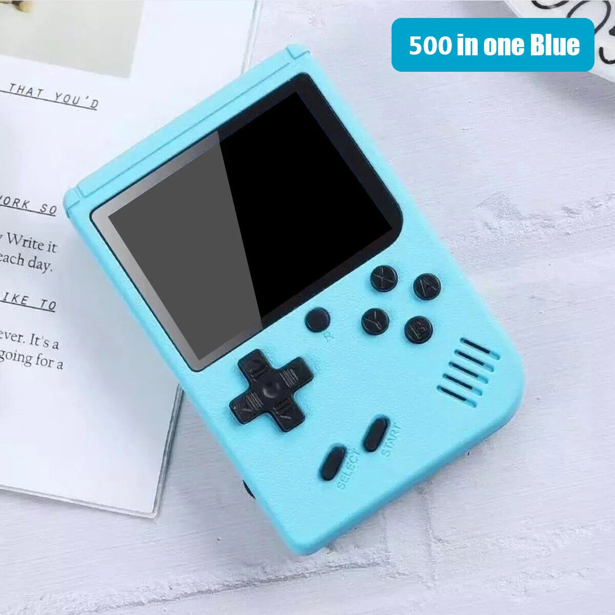 Retro Portable Mini Handheld Video Game Console 8 Bit 3.0 Inch Color LCD Kids Color Game Player Built in 500 Games Techelectronicx