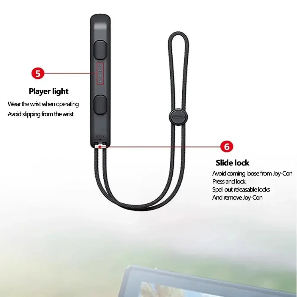 XIKCU For Nintend Switch & OLED Gamepad Controller Gamepad Hand Rope Joy-con Wrist Strap Laptop Video Games Accessories Techelectronicx