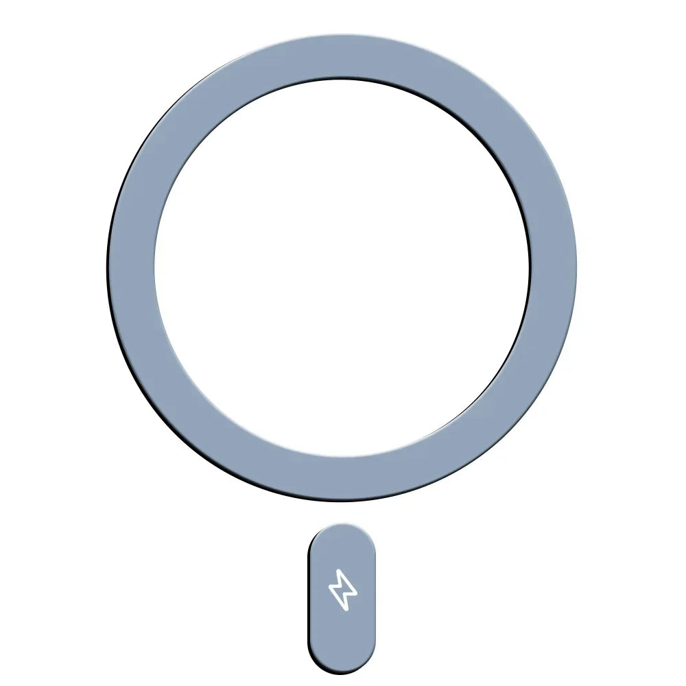 Magnetic Metal Plate Ring for Magsafe Wireless Charger Iron Sheet Sticker Magnet Cellphone Holder for IPhone 16 15 14 13 Pro Max Techelectronicx