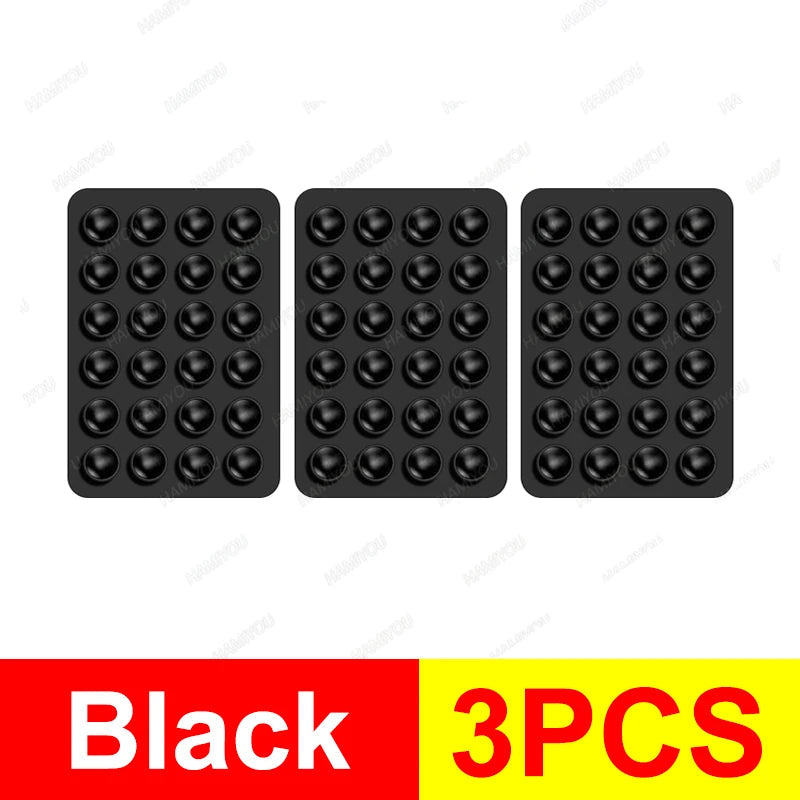 5-1Pack Strong Grip Holder Adhesive Silicone Suction Phone Case Mount Anti-Slip Hands-Free Sticky Cell Phone Grip Stands Techelectronicx