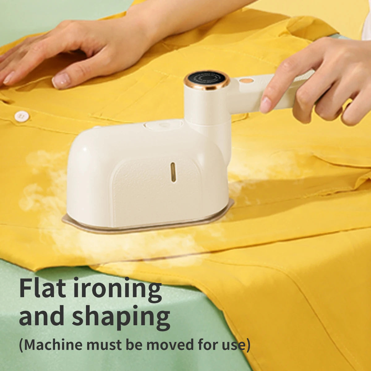 MOCATT Handheld Steam Clothing Iron Is Foldable,Fast Wrinkle Removal,Leak Proof,Portable Household Appliance For Travel Use Techelectronicx
