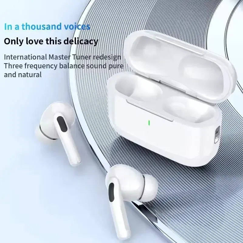 Airs Pro True Wireless Bluetooth Earphones Headphones Bin Lanyard HiFi Sound Low Latency Noise Reduction Earbuds for IOS Android - TechElect