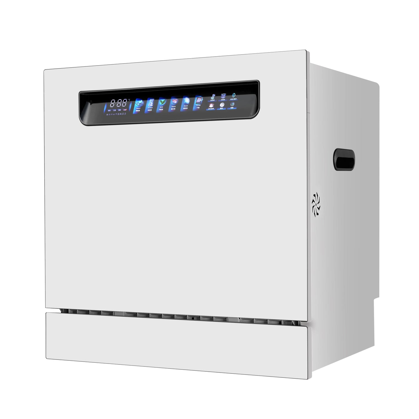 14 Sets Stainless Steel Built-in Dishwasher Kitchen Appliance with PTC Hot Air Drying Automatic Dish Washer TechElect