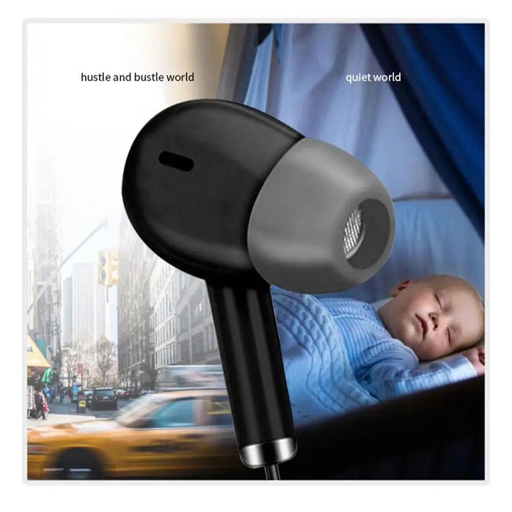 High Definition Wired Earphone 3.5mm In-Ear Control Portable Sport Wired Headset With Mic Wired Headphones For Mobile Phones - TechElect