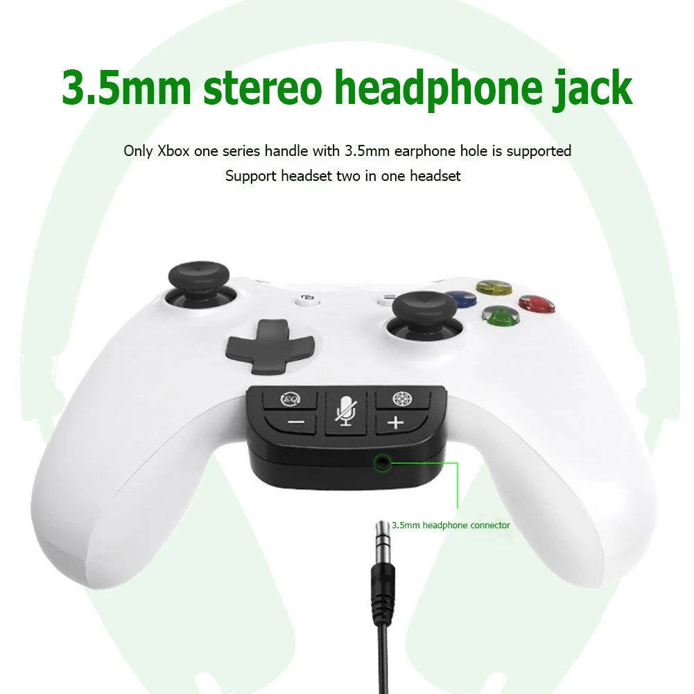 Wireless Controller Stereo Headset Adapter for Xbox One S/X/XSX/XSS/ELITE/ELITE2 Game Playing Accessories Techelectronicx