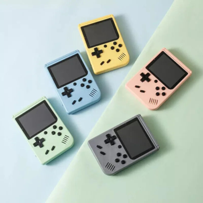 Retro Portable Mini Handheld Video Game Console 8 Bit 3.0 Inch Color LCD Kids Color Game Player Built in 500 Games Techelectronicx