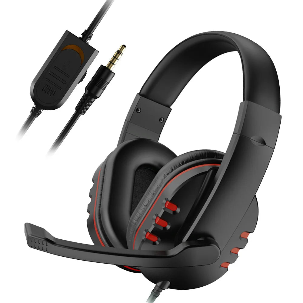 3.5mm Wired Gaming Headphones Game Headset Noise Cancelling Earphone with Microphone Volume Control for PS4 Play Station 4 PC - TechElect