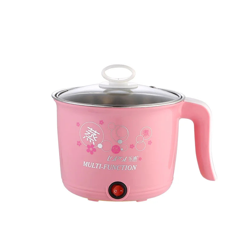 Multifunction Electric Cooker Hot Pot 1-2 People Heating Pan Multi Ramen Pot Machine Mini Rice Cook Kitchen Appliance Korea 220V TechElect