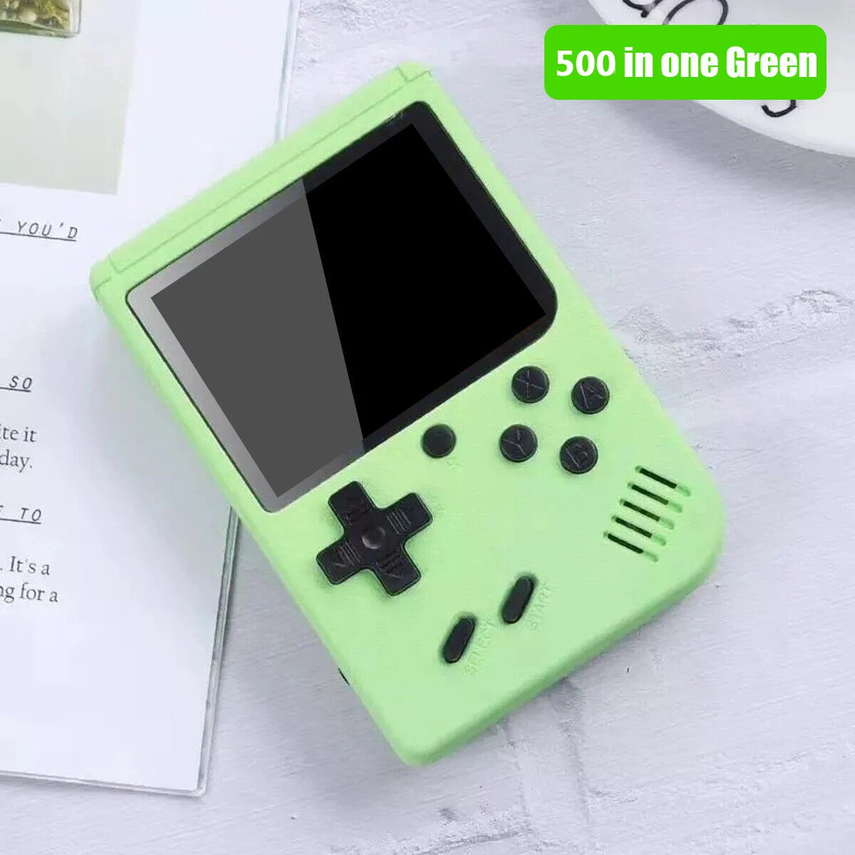 Retro Portable Mini Handheld Video Game Console 8 Bit 3.0 Inch Color LCD Kids Color Game Player Built in 500 Games Techelectronicx
