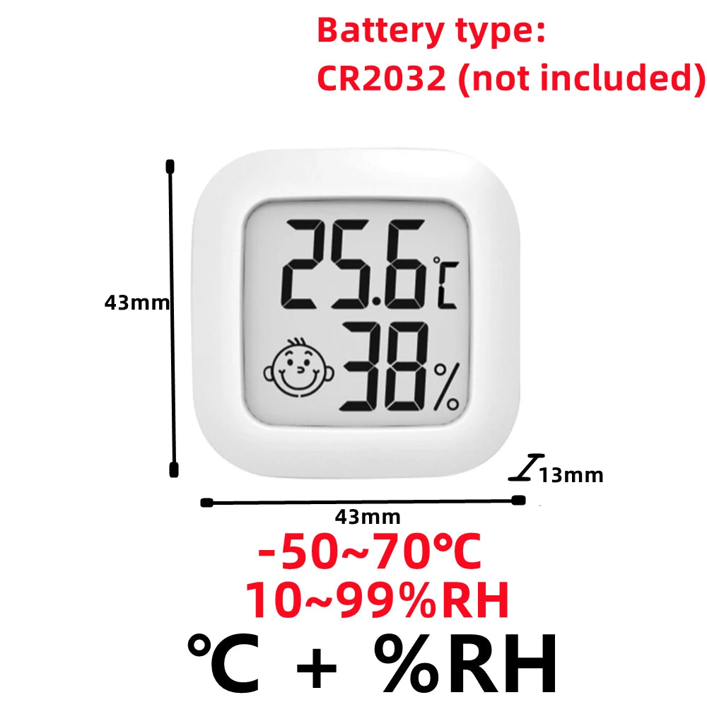 Mini LCD Digital Thermometer Hygrometer Indoor Room Temperature Humidity Meter Sensor Gauge Weather Station Techelectronicx