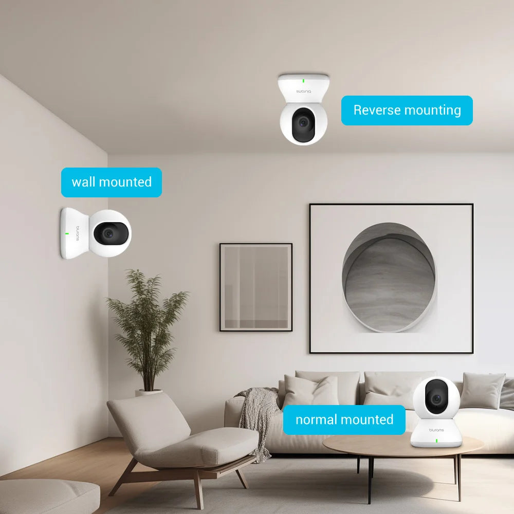 Blurams Baby Monitor Camera 2K HD Home Security Camera with Motion Detection and Two-Way Audio, Easy Setup, Clear Day & Night TechElect