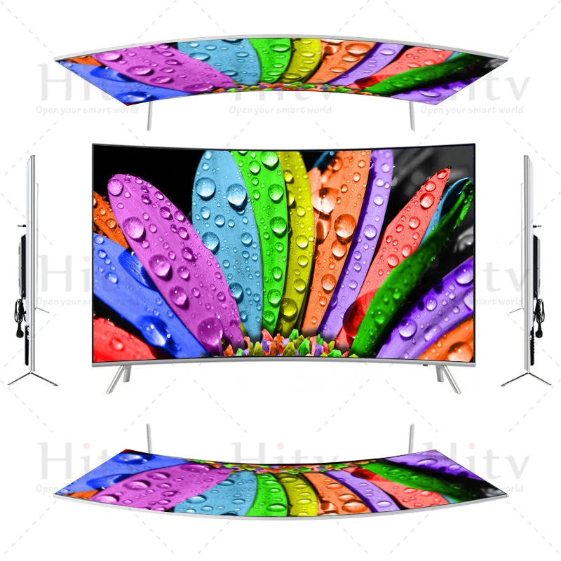 65inch Curved Smart TV 4K Big Screen Ultra HD LED TV Smart Television 65 Inch TV TechElect