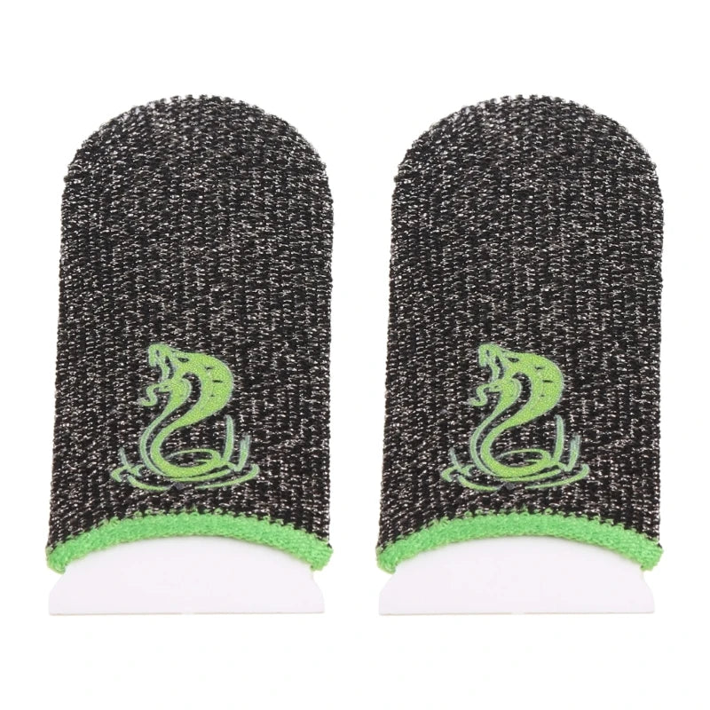 1 Pair Gamer Sleeve Sweatproof Dedales Gamer Finger Cover Touch Screen Fingertips Sleeve For PUBG Mobile Games Game Accessories Techelectronicx