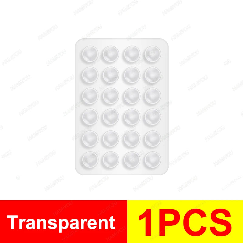 5-1Pack Strong Grip Holder Adhesive Silicone Suction Phone Case Mount Anti-Slip Hands-Free Sticky Cell Phone Grip Stands Techelectronicx