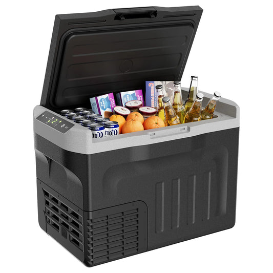 12 Volt Refrigerator, 31QT(29L) 12V Cooler, Compressor Electric Cooler -4℉~68℉,12/24V DC 110~240 Volt AC for RV/Camping Techelectronicx