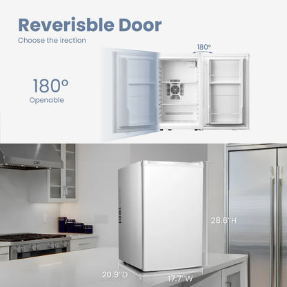 Yeego 70L Beverage Refrigerator - Stylish Mini Fridge with Glass Door, Ideal for Wine Storage, Perfect Under Counter Solution Techelectronicx