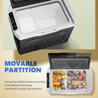 12 Volt Refrigerator, 31QT(29L) 12V Cooler, Compressor Electric Cooler -4℉~68℉,12/24V DC 110~240 Volt AC for RV/Camping Techelectronicx