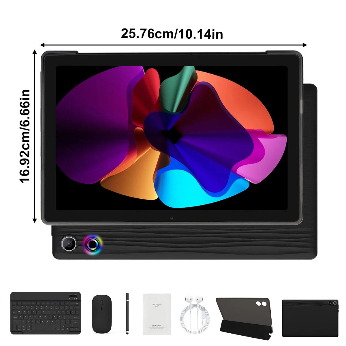 10.95 Inch Android 14 Tablet 14GB RAM 64GB ROM Octa-Core Processor 6800mAh With Keyboard Case Mouse Stylus 8 in 1 Tablet Kit TechElect