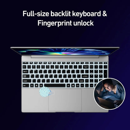 15.6 inch Laptop Computer Intel Celeron N5095 Notebook PC Gamer 16GB DDR4 1TB SSD Office Study PC Windows 11 Pro 1080P Laptops Techelectronicx