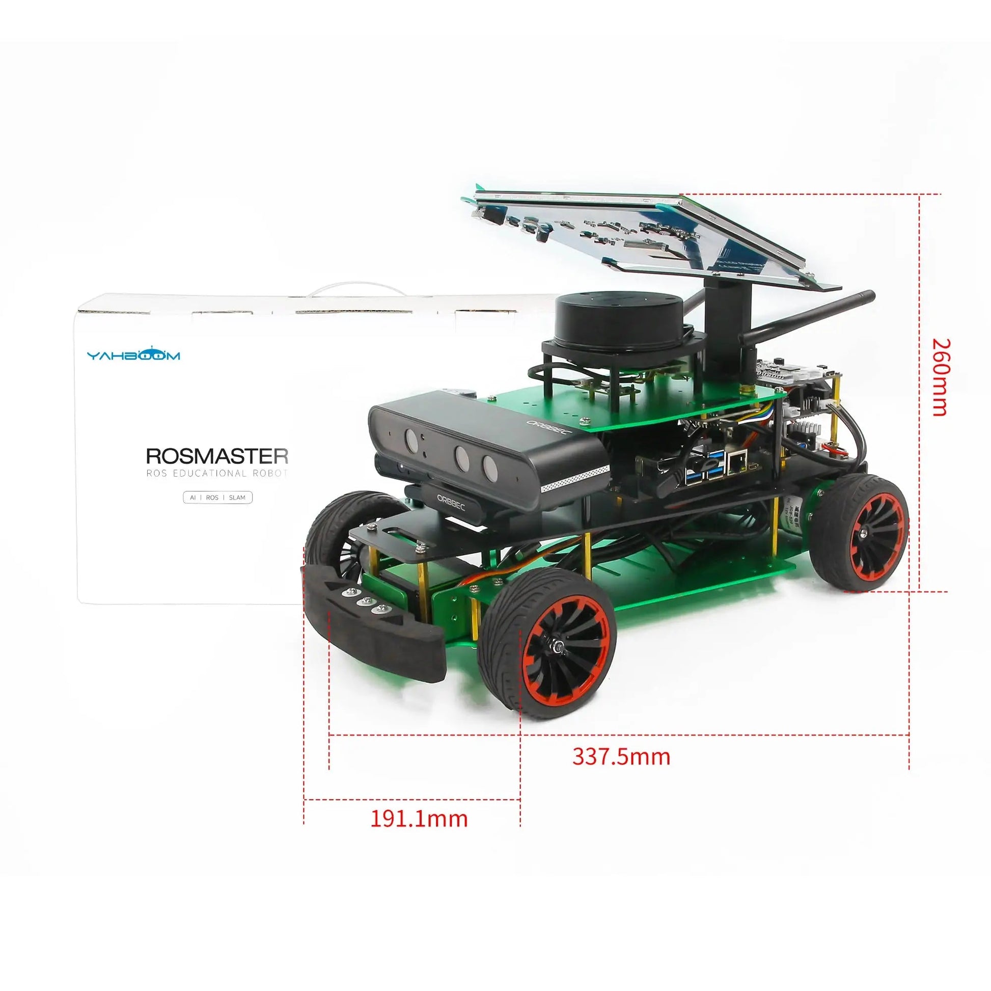 Yahboom ROSMASTER R2 ROS2 Robot Programmable Car Ackerman Structure for Jetson NANO/Orin NX SUPER/Orin NANO SUPER/Raspberry Pi 5 TechElect