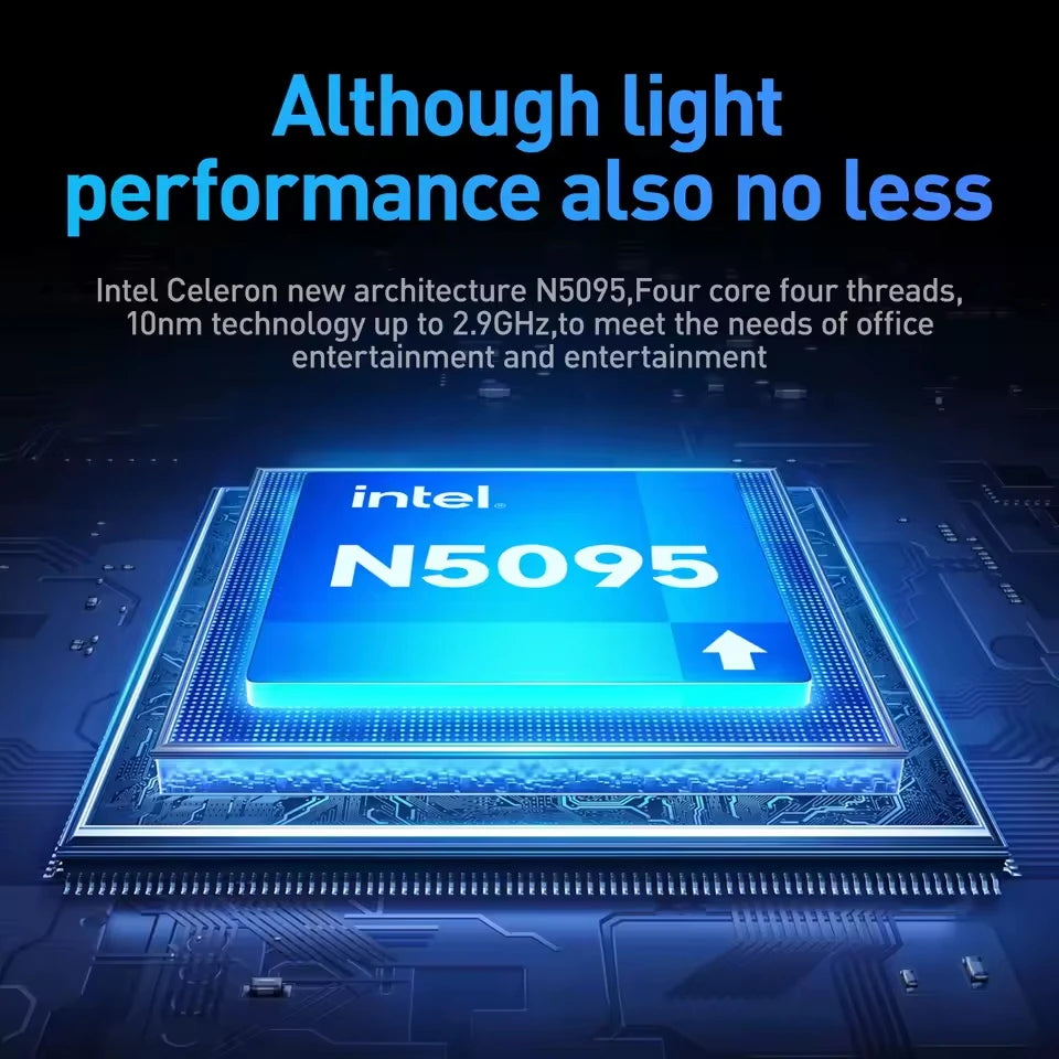 15.6 inch Laptop Computer Intel Celeron N5095 Notebook PC Gamer 16GB DDR4 1TB SSD Office Study PC Windows 11 Pro 1080P Laptops Techelectronicx