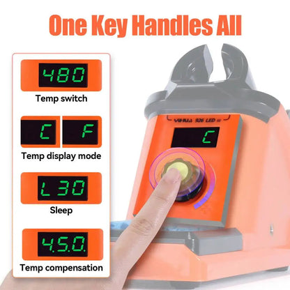 YIHUA 926LED-III Digital Electric Soldering Iron Kit with Helping Hands 960I Adjustable Temperature Portable Soldering Station Techelectronicx