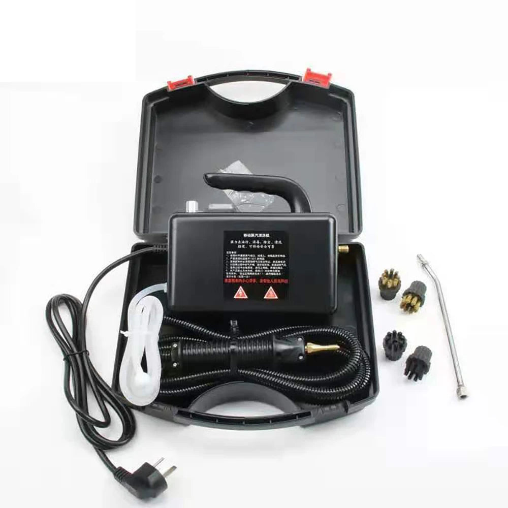 110V-240V High Temperature Steam Cleaner For Hood Air Conditioner Car Mobile Cleaning Machine Pumping Sterilization Disinfector Techelectronicx