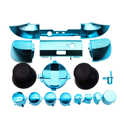 YUXI For Xbox Series S X Controller Replacement Buttons Chrome Plated LB RB LT RT Bumpers Triggers D-pad ABXY Techelectronicx