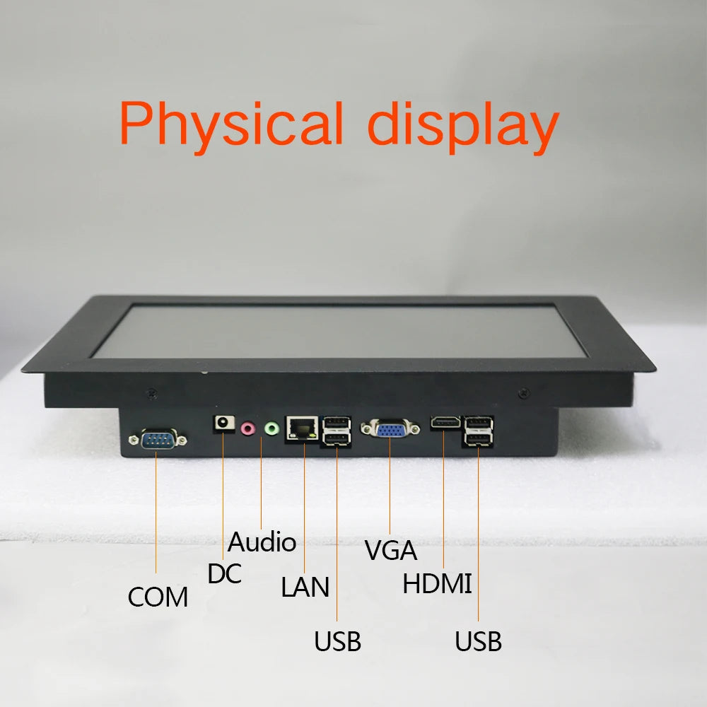 10" 12" 15 Inch Industrial Computer All In One PC Mini Tablet Panel With Resistive Touch Screen Intel Core i3 with Win 10 PRO Techelectronicx