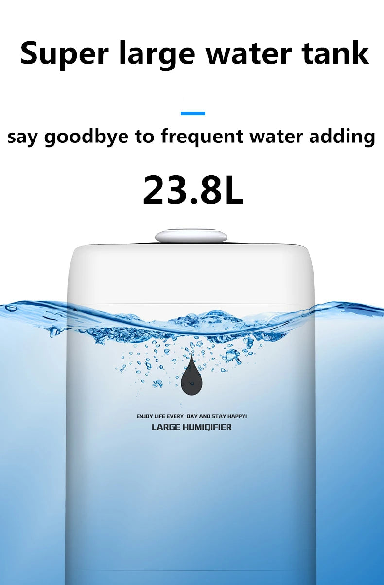 110V/220 Air humidifier Home 23.8LHumidifier Diffuser Industrial Mist Maker Flavoring For Home увлажнитель возду Techelectronicx