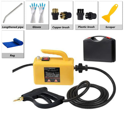 110V-240V High Temperature Steam Cleaner For Hood Air Conditioner Car Mobile Cleaning Machine Pumping Sterilization Disinfector Techelectronicx