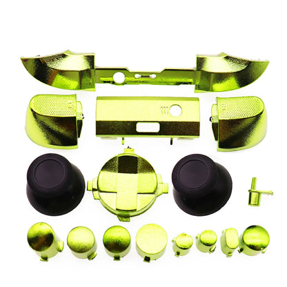 YUXI For Xbox Series S X Controller Replacement Buttons Chrome Plated LB RB LT RT Bumpers Triggers D-pad ABXY Techelectronicx