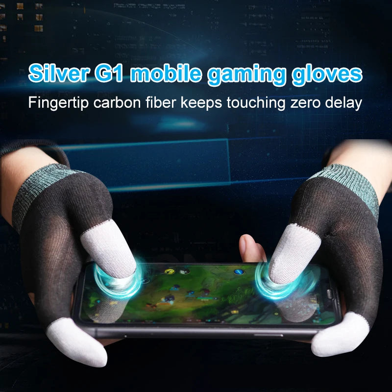 1/3/5SETS Thumb Sleeve Gloves Sweat Proof Sensitive Accessories For Gamer Touch Screen Fingertips Gloves Cover Breathable Techelectronicx