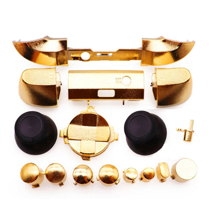 YUXI For Xbox Series S X Controller Replacement Buttons Chrome Plated LB RB LT RT Bumpers Triggers D-pad ABXY Techelectronicx