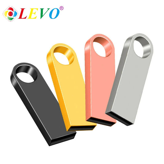 100% original metal USB flash disk USB2.0 8GB 16GB 32GB 64GB high speed metal mini U disk pen drive 128GBU disk memory stick Techelectronicx