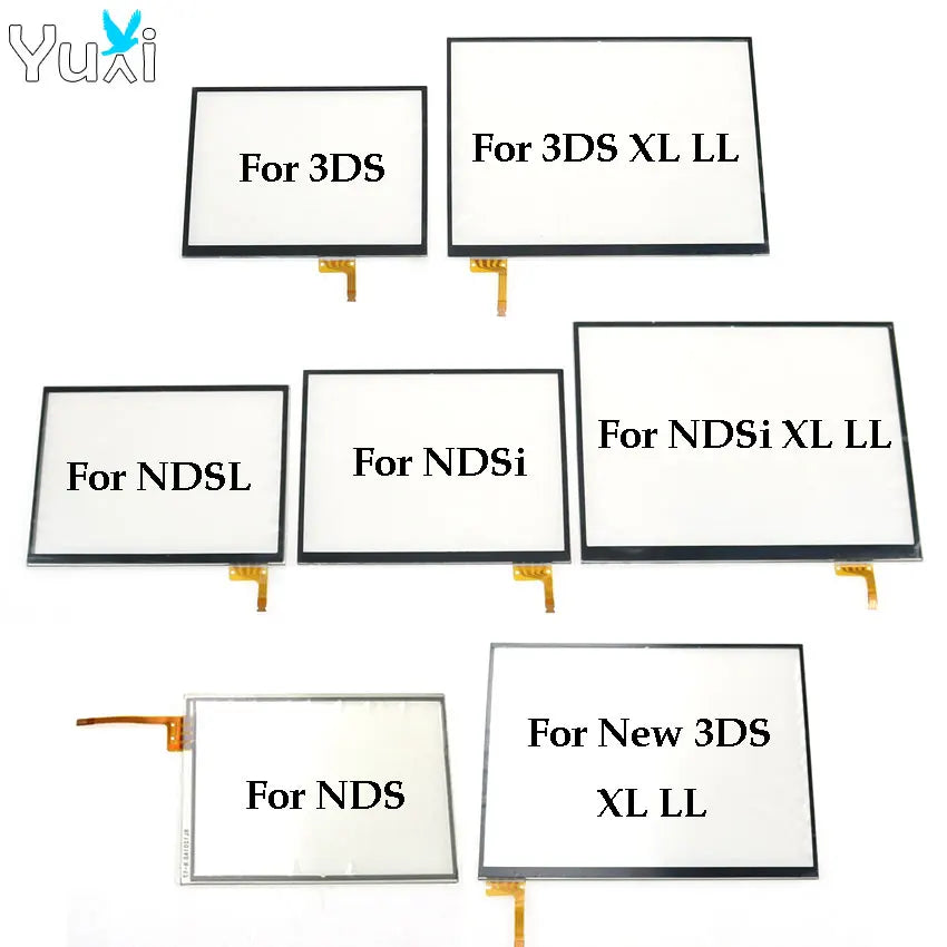 YuXi Replacement Touch Screen Panel Display Digitizer Glass For DS Lite DSL For NDSL NDSi New 3DS XL LL Console Techelectronicx
