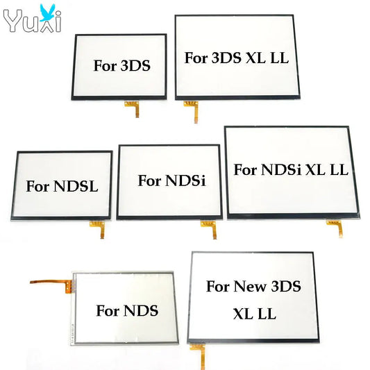 YuXi Replacement Touch Screen Panel Display Digitizer Glass For DS Lite DSL For NDSL NDSi New 3DS XL LL Console Techelectronicx