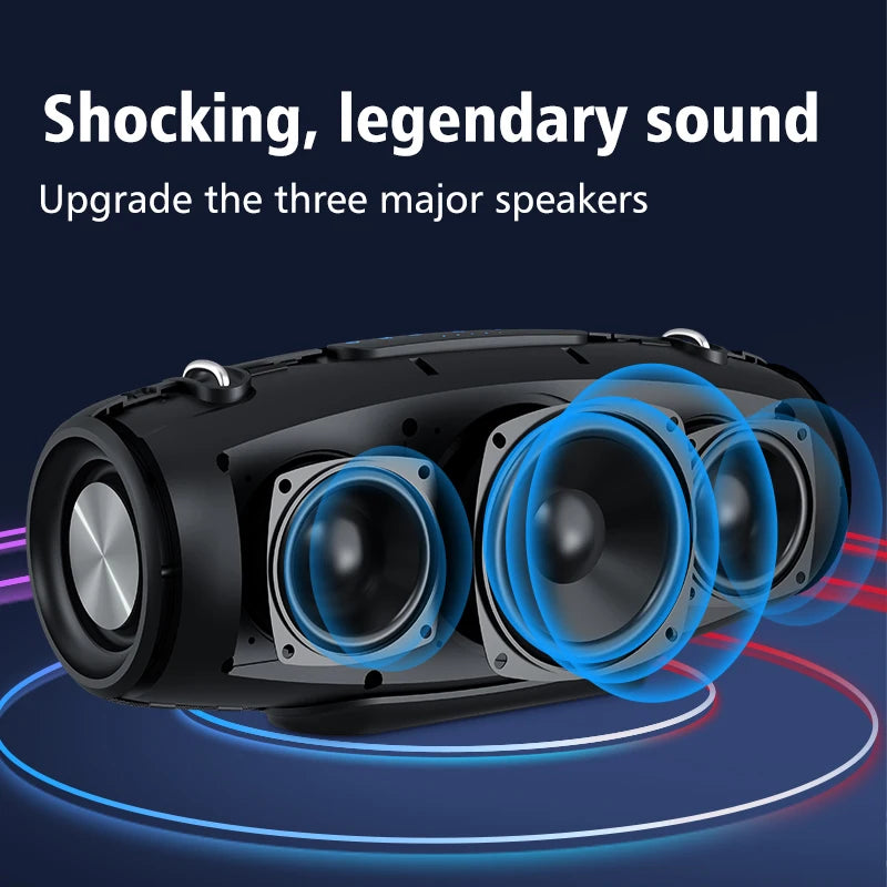 ZEALOT-S67 Bluetooth Speaker 60W Output Power Bluetooth Speaker with Excellent Bass Performace Hifi Portable Boombox Techelectronicx
