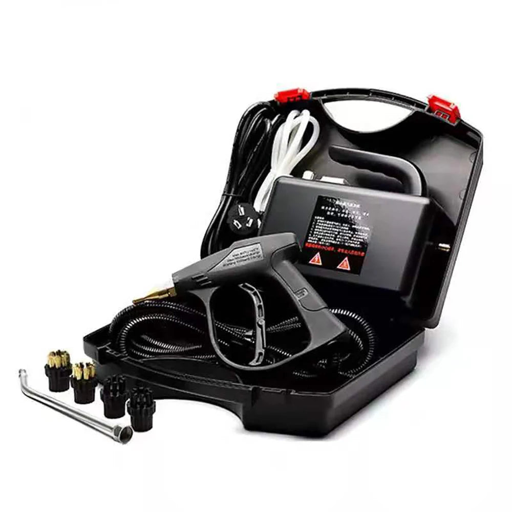 110V-240V High Temperature Steam Cleaner For Hood Air Conditioner Car Mobile Cleaning Machine Pumping Sterilization Disinfector Techelectronicx