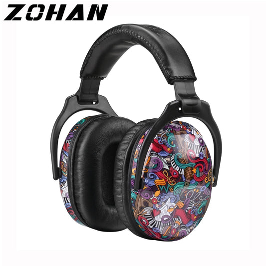 ZOHAN Toddler Defenders Hearing Protection Cartoon Kid Safety Ear Muffs Noise Reduction for Childrens Earmuffs Adjustable Techelectronicx