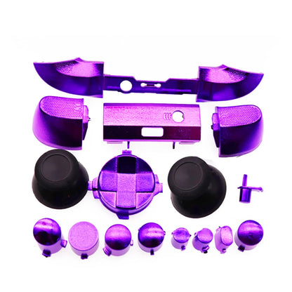 YUXI For Xbox Series S X Controller Replacement Buttons Chrome Plated LB RB LT RT Bumpers Triggers D-pad ABXY Techelectronicx