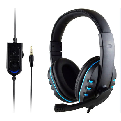 3.5mm Wired Gaming Headphones Game Headset Noise Cancelling Earphone with Microphone Volume Control for PS4 Play Station 4 PC - TechElect